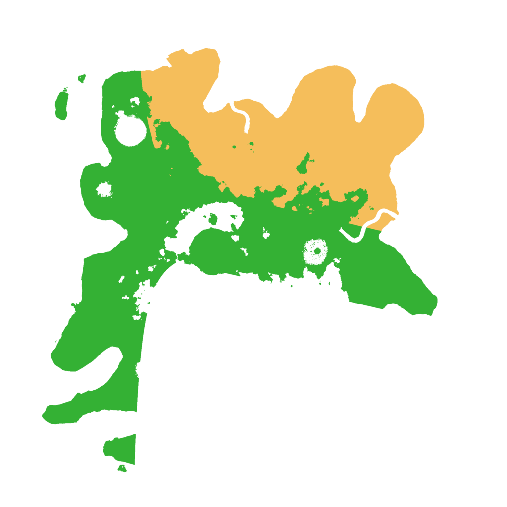 Biome Rust Map: Procedural Map, Size: 3000, Seed: 1588276795