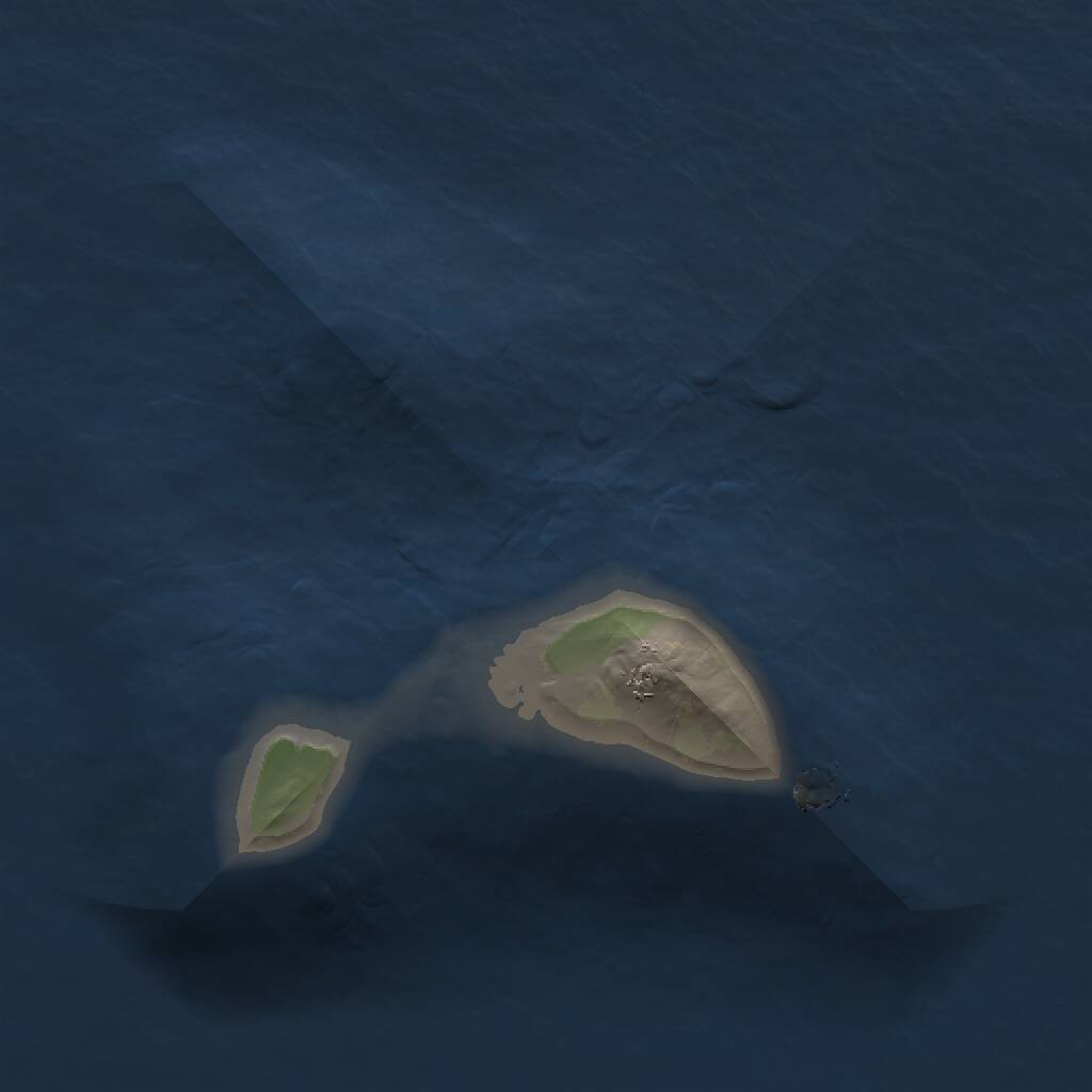 Rust Map: Procedural Map, Size: 1000, Seed: 135312493, 1 Monuments