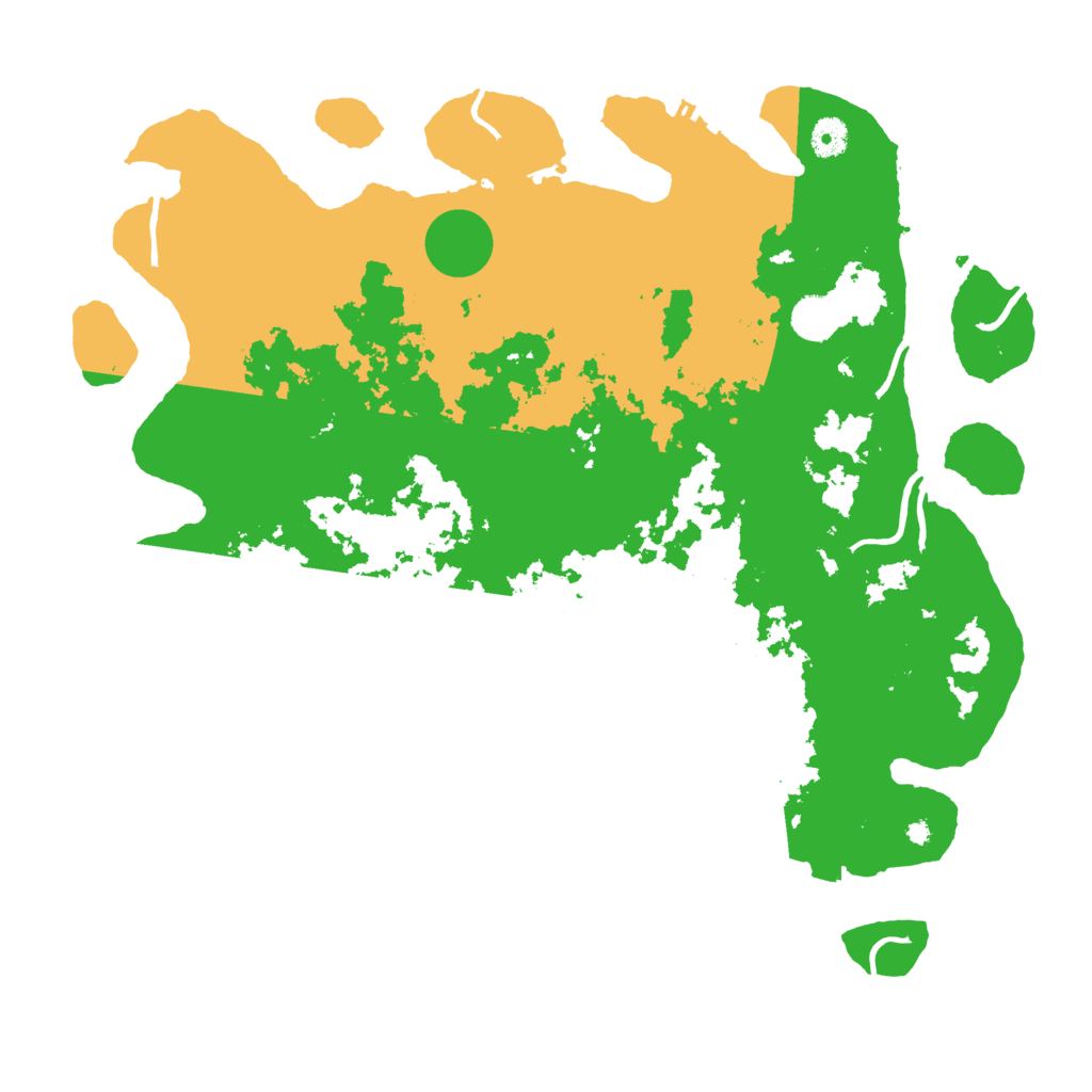 Biome Rust Map: Procedural Map, Size: 4250, Seed: 53396701