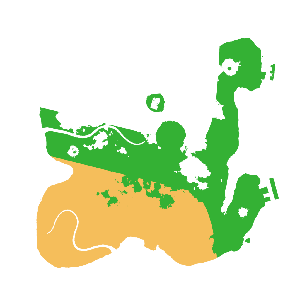 Biome Rust Map: Procedural Map, Size: 2800, Seed: 743212941