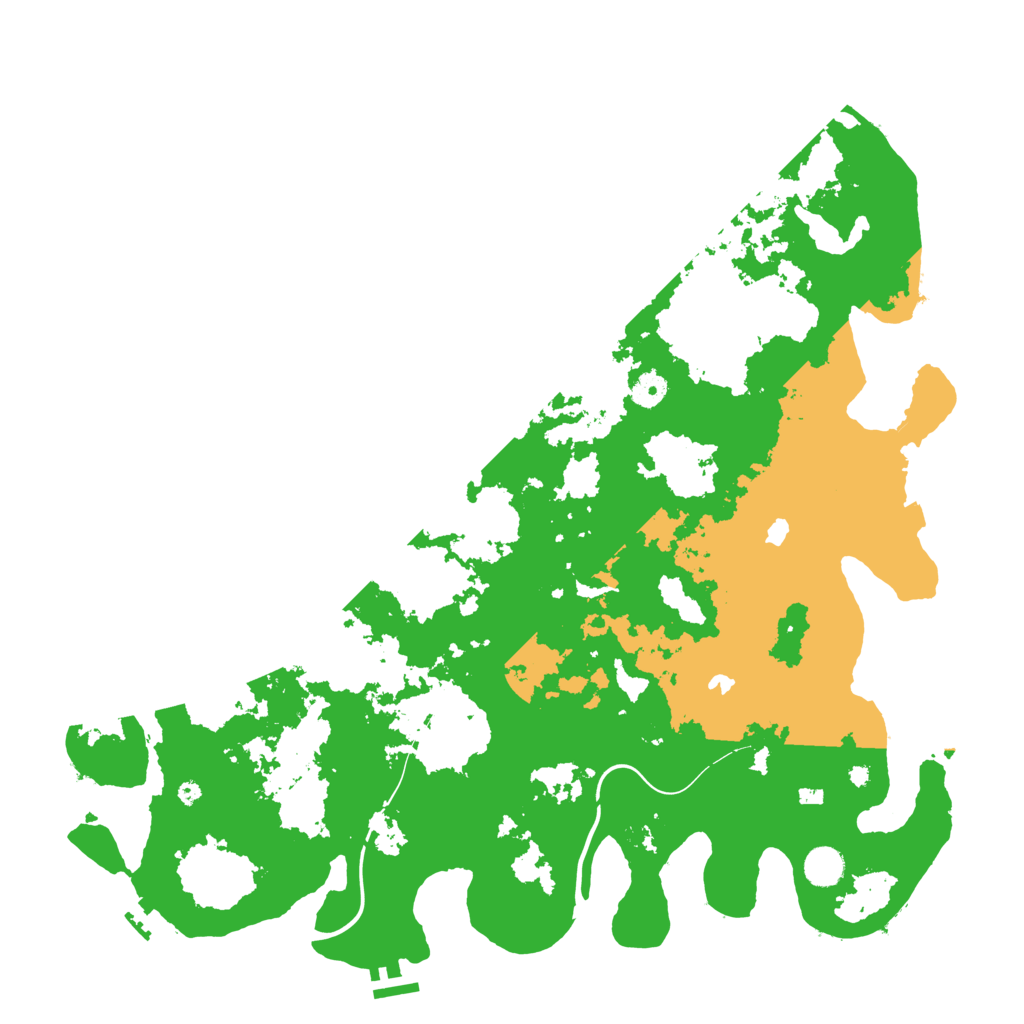 Biome Rust Map: Procedural Map, Size: 4500, Seed: 561997586