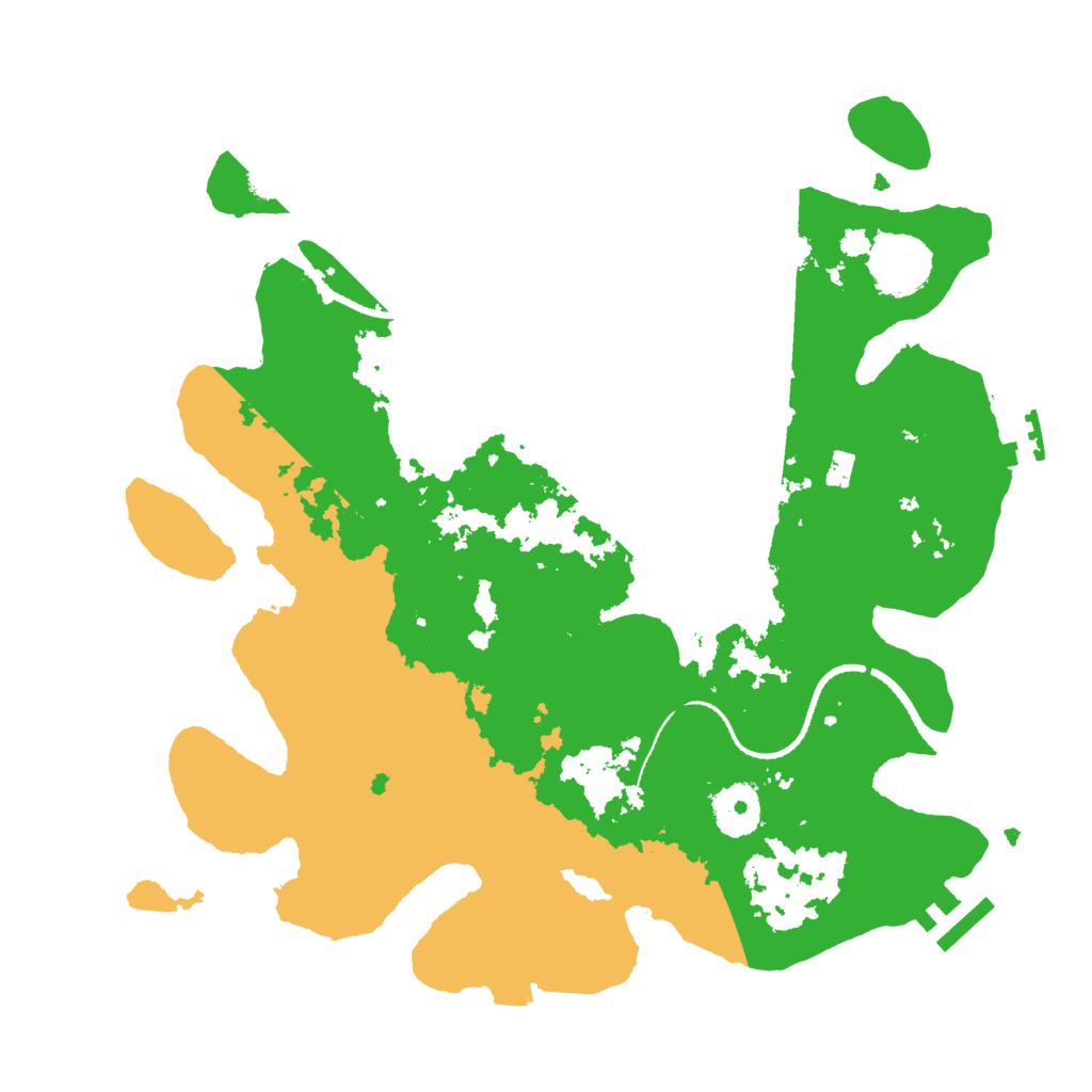 Biome Rust Map: Procedural Map, Size: 3250, Seed: 369916643
