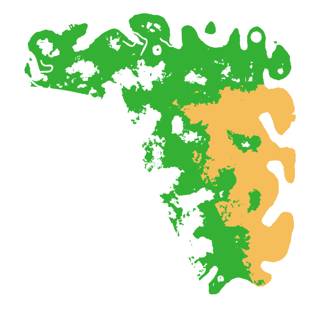 Biome Rust Map: Procedural Map, Size: 5000, Seed: 543212345