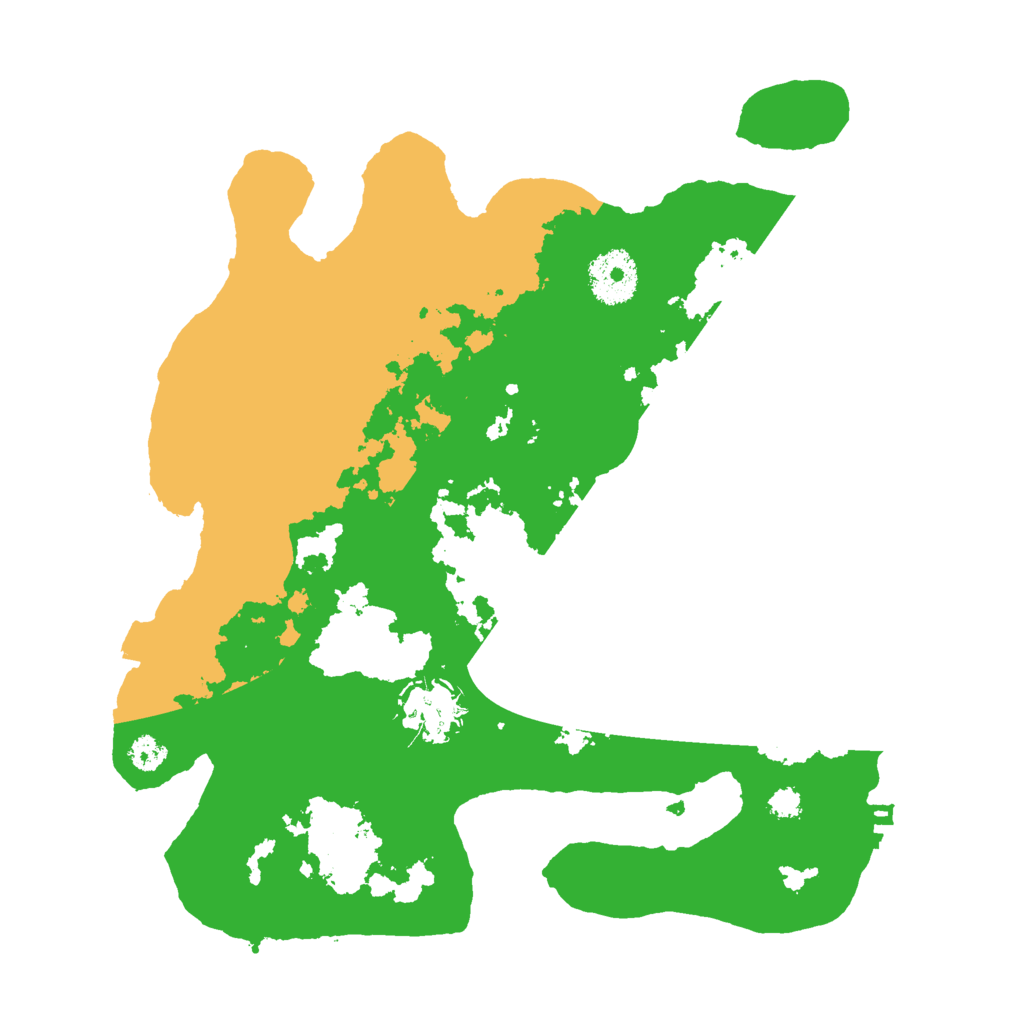 Biome Rust Map: Procedural Map, Size: 3000, Seed: 95241994