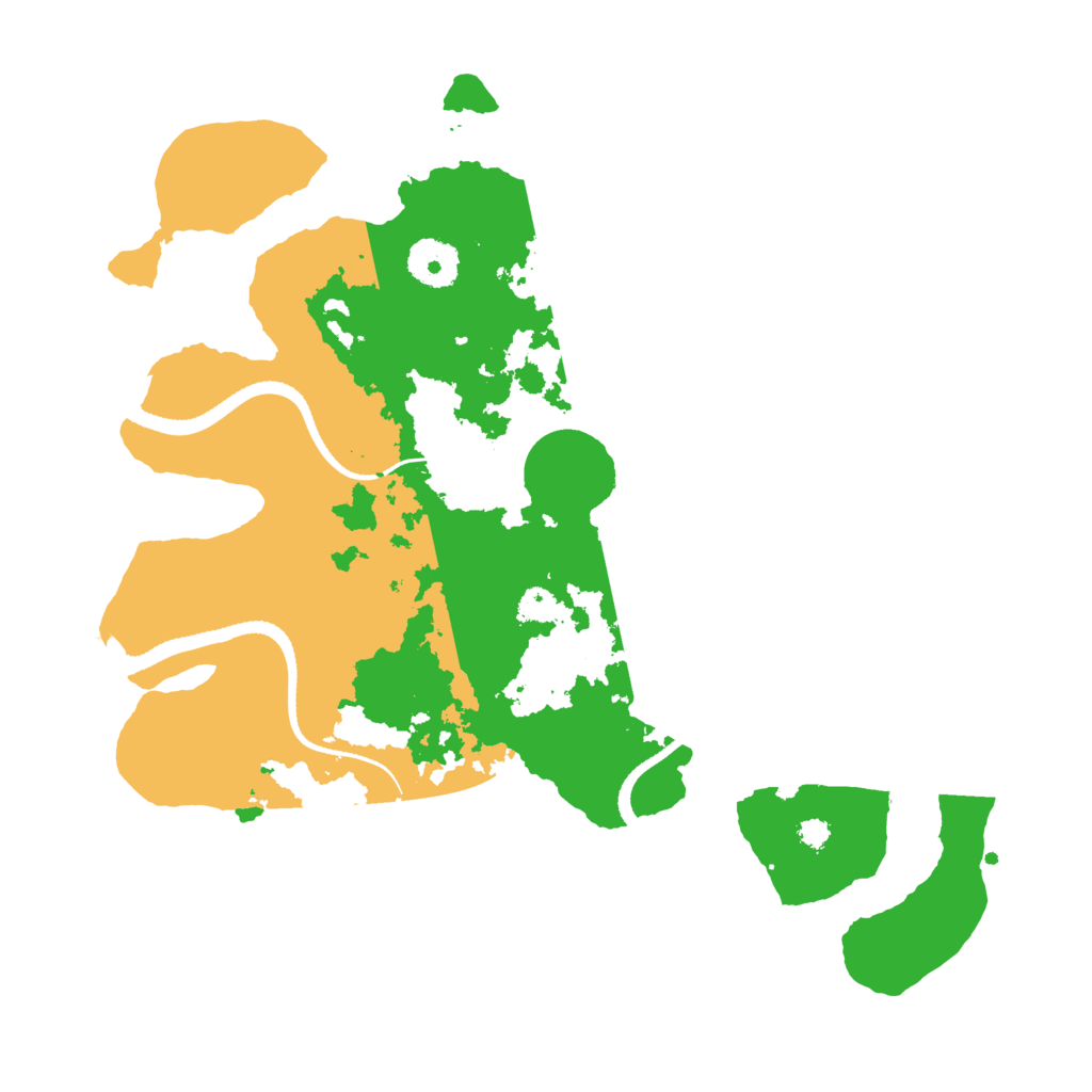 Biome Rust Map: Procedural Map, Size: 3300, Seed: 102