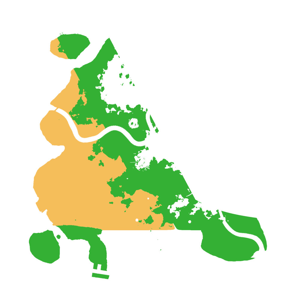 Biome Rust Map: Procedural Map, Size: 3000, Seed: 108696272