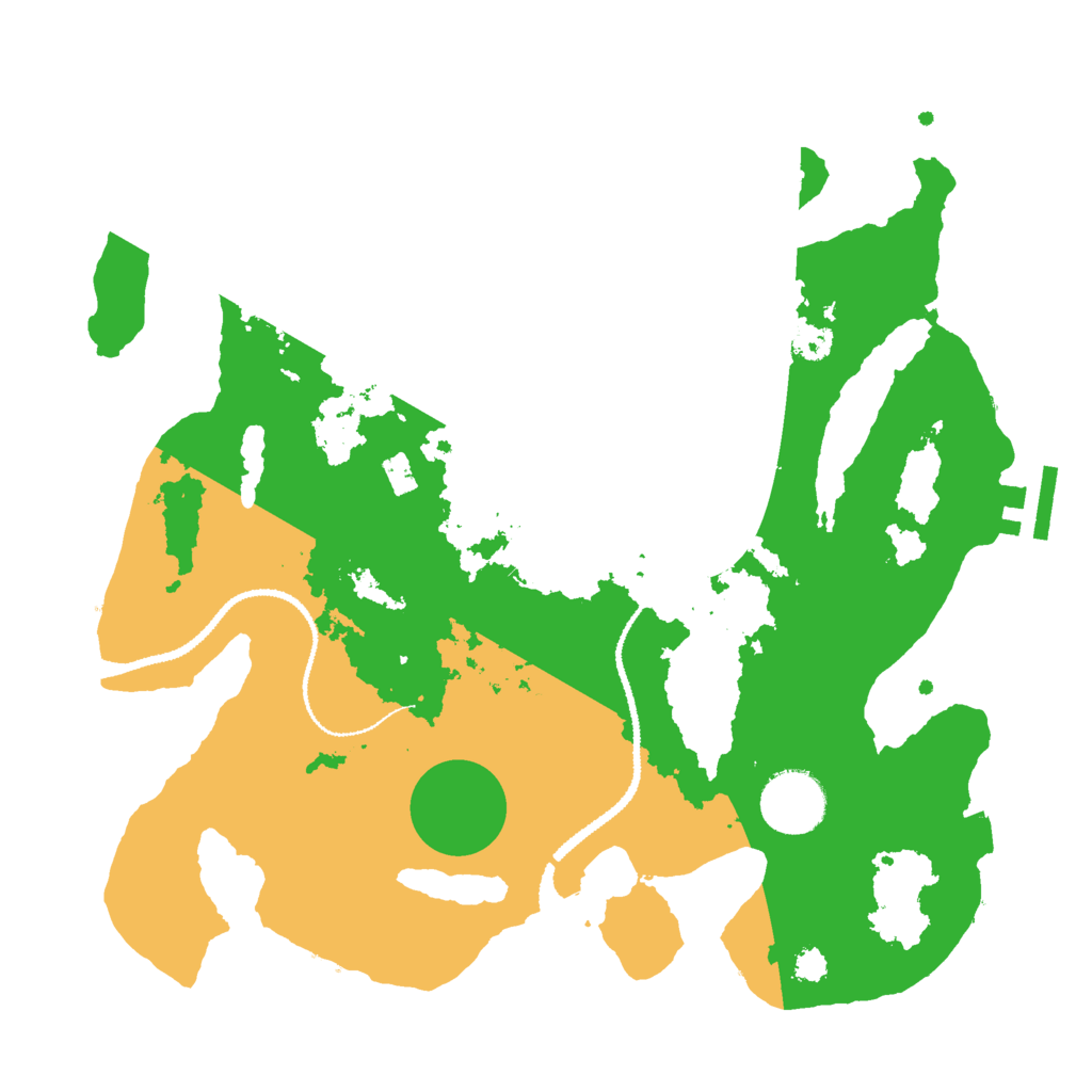 Biome Rust Map: Procedural Map, Size: 3000, Seed: 4107328