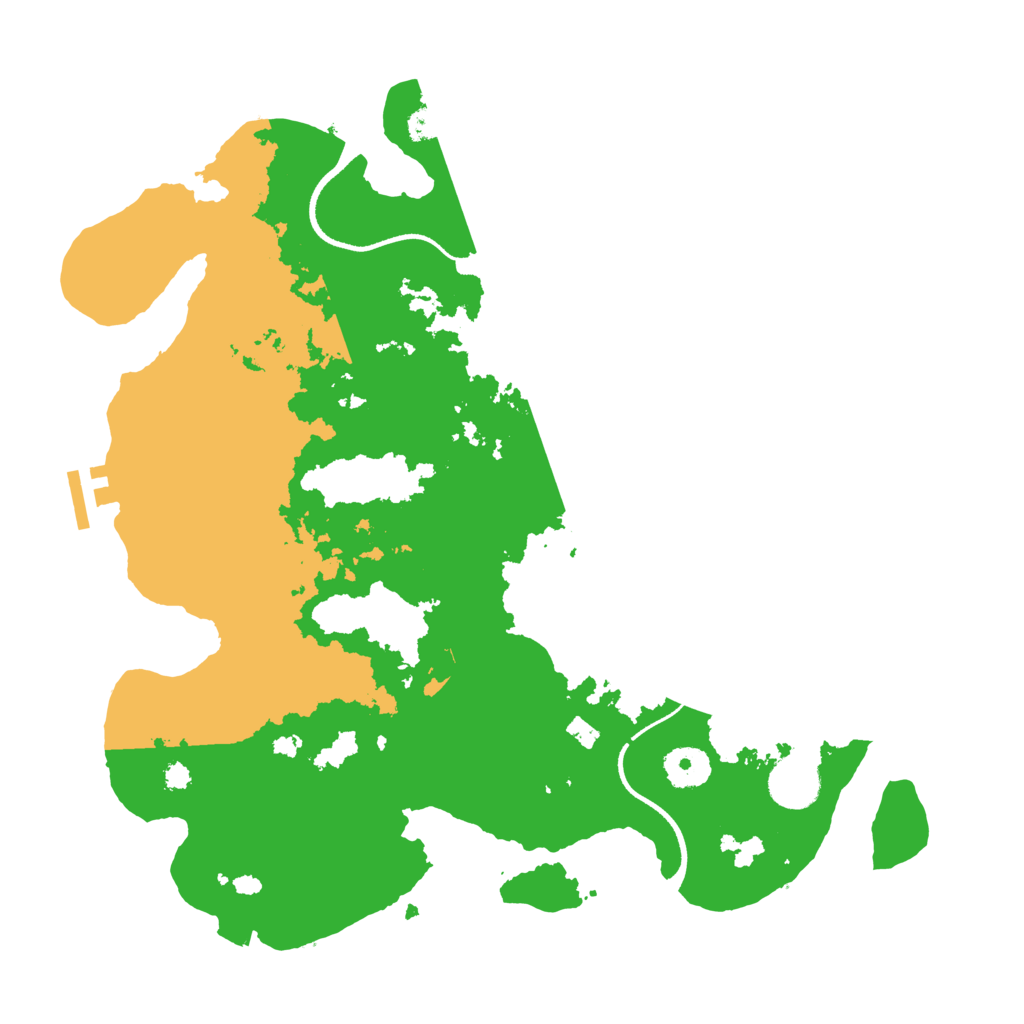 Biome Rust Map: Procedural Map, Size: 3500, Seed: 1970320597