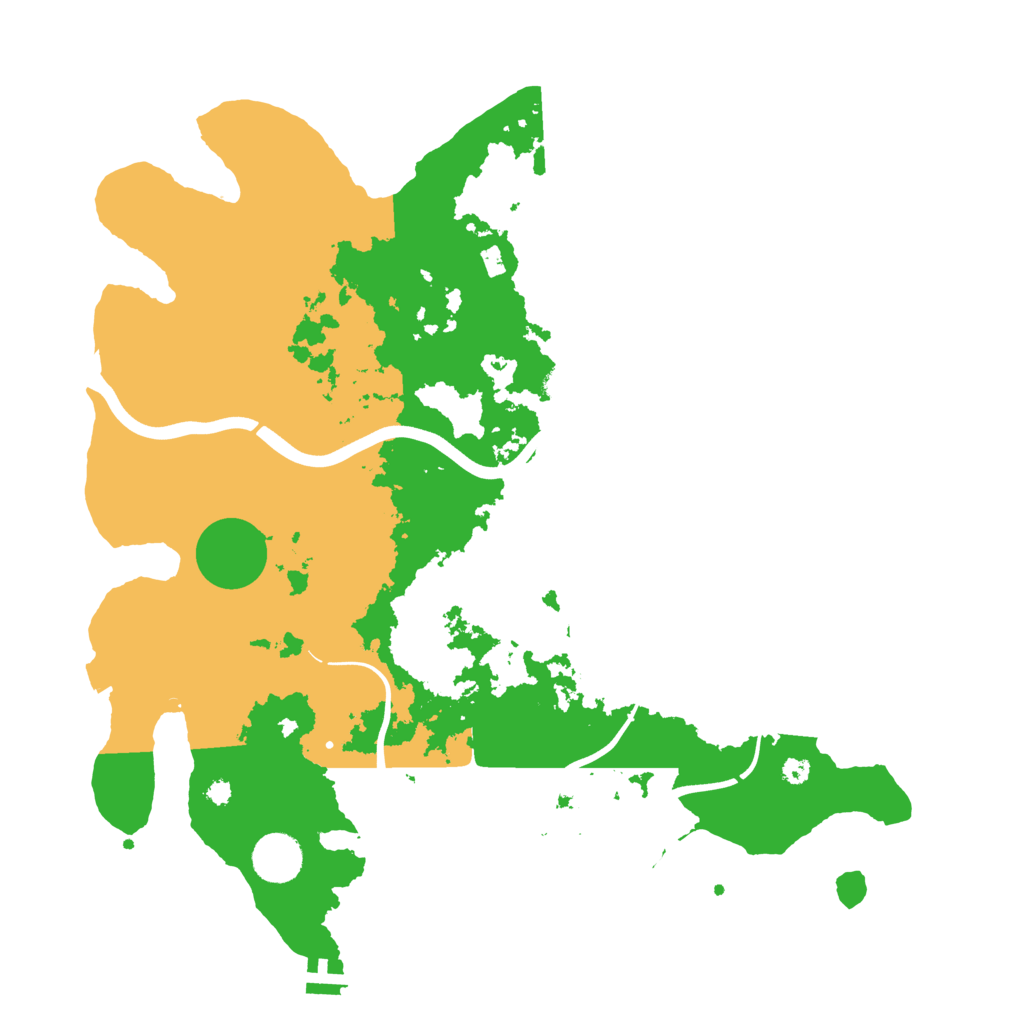 Biome Rust Map: Procedural Map, Size: 3800, Seed: 1531452