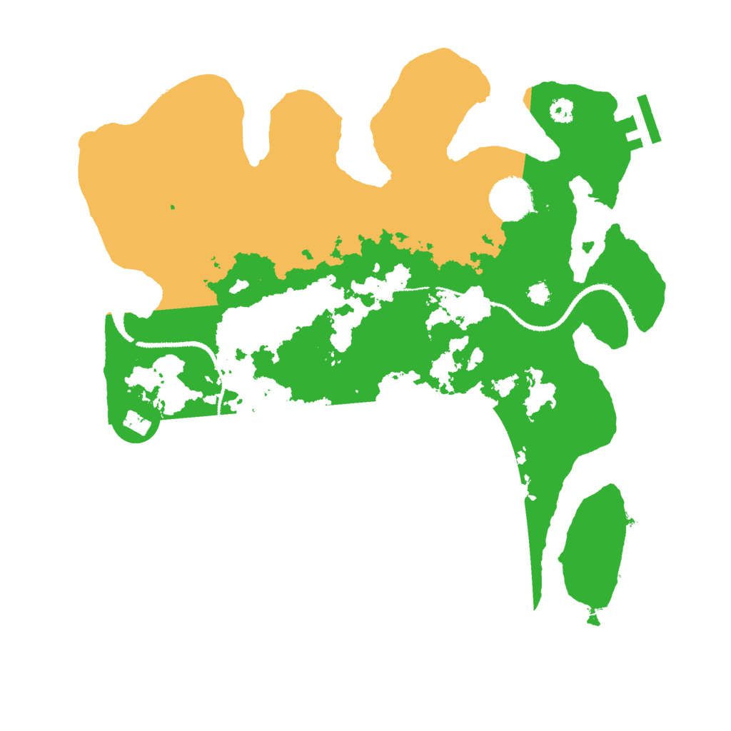 Biome Rust Map: Procedural Map, Size: 3000, Seed: 21455