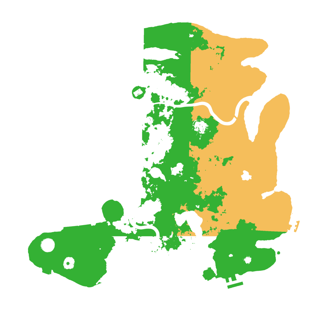 Biome Rust Map: Procedural Map, Size: 4000, Seed: 1881390808
