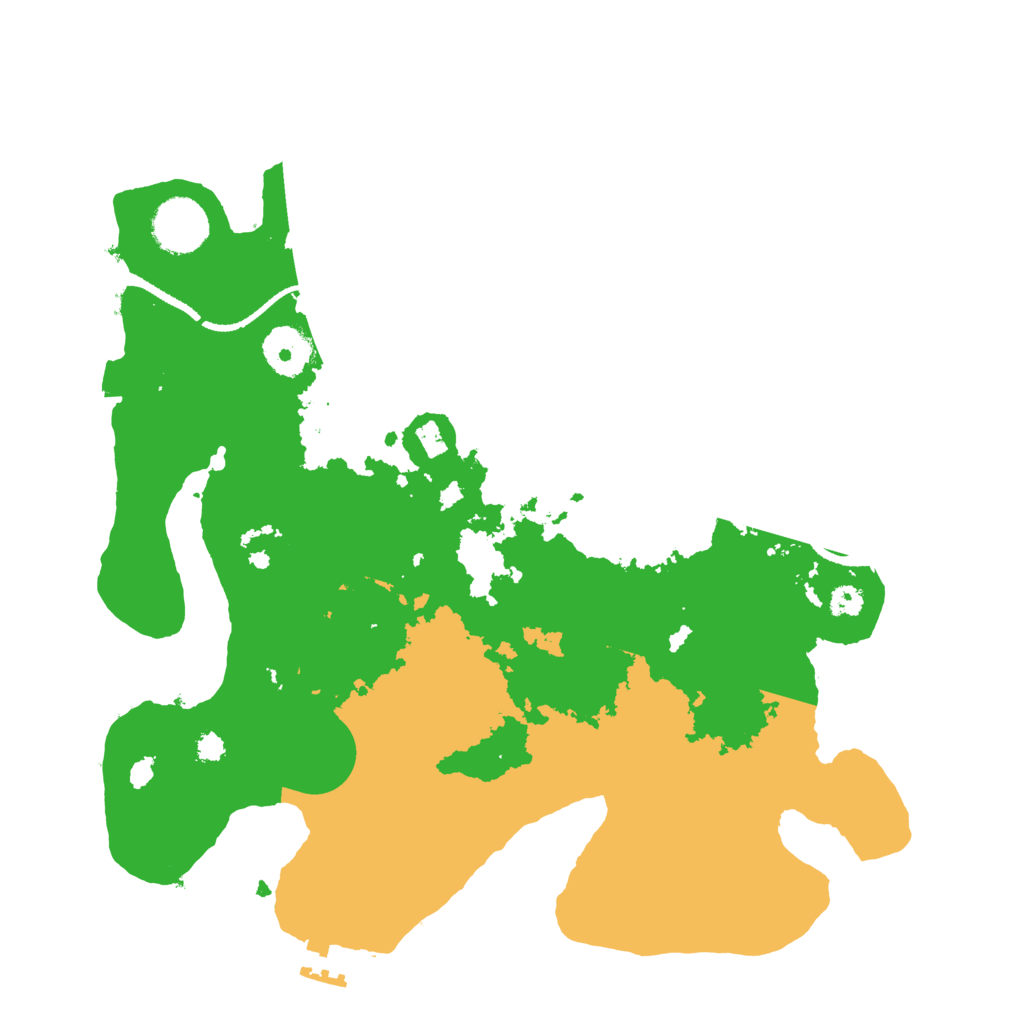 Biome Rust Map: Procedural Map, Size: 3250, Seed: 649396897