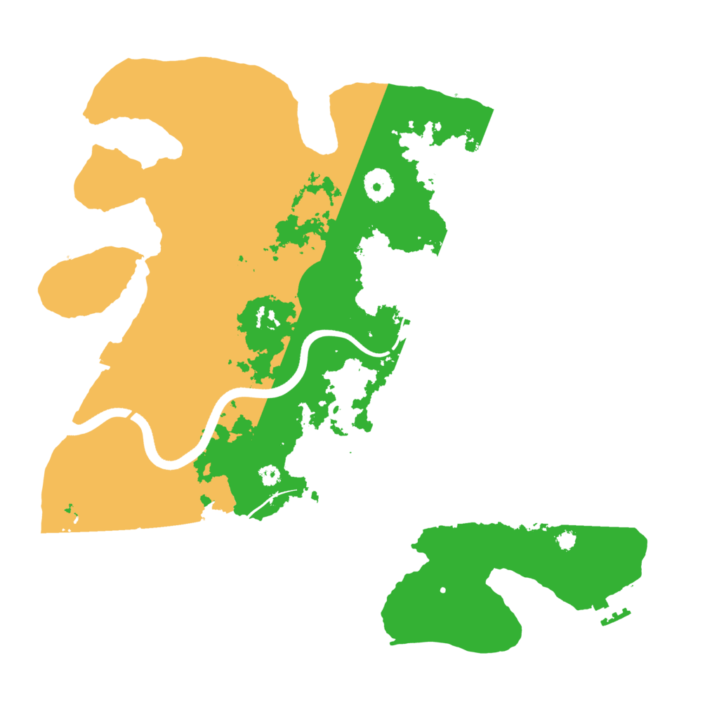Biome Rust Map: Procedural Map, Size: 3500, Seed: 1407691896