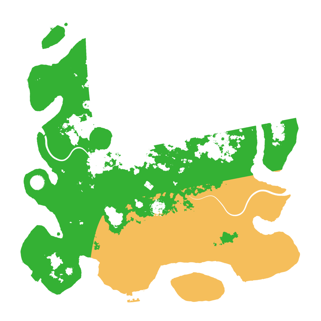 Biome Rust Map: Procedural Map, Size: 3900, Seed: 6597692