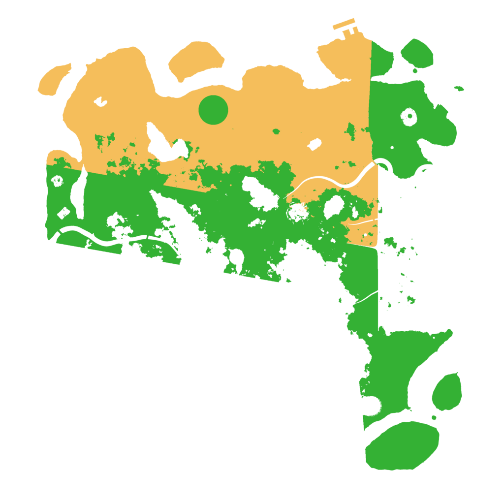 Biome Rust Map: Procedural Map, Size: 4500, Seed: 1593749128
