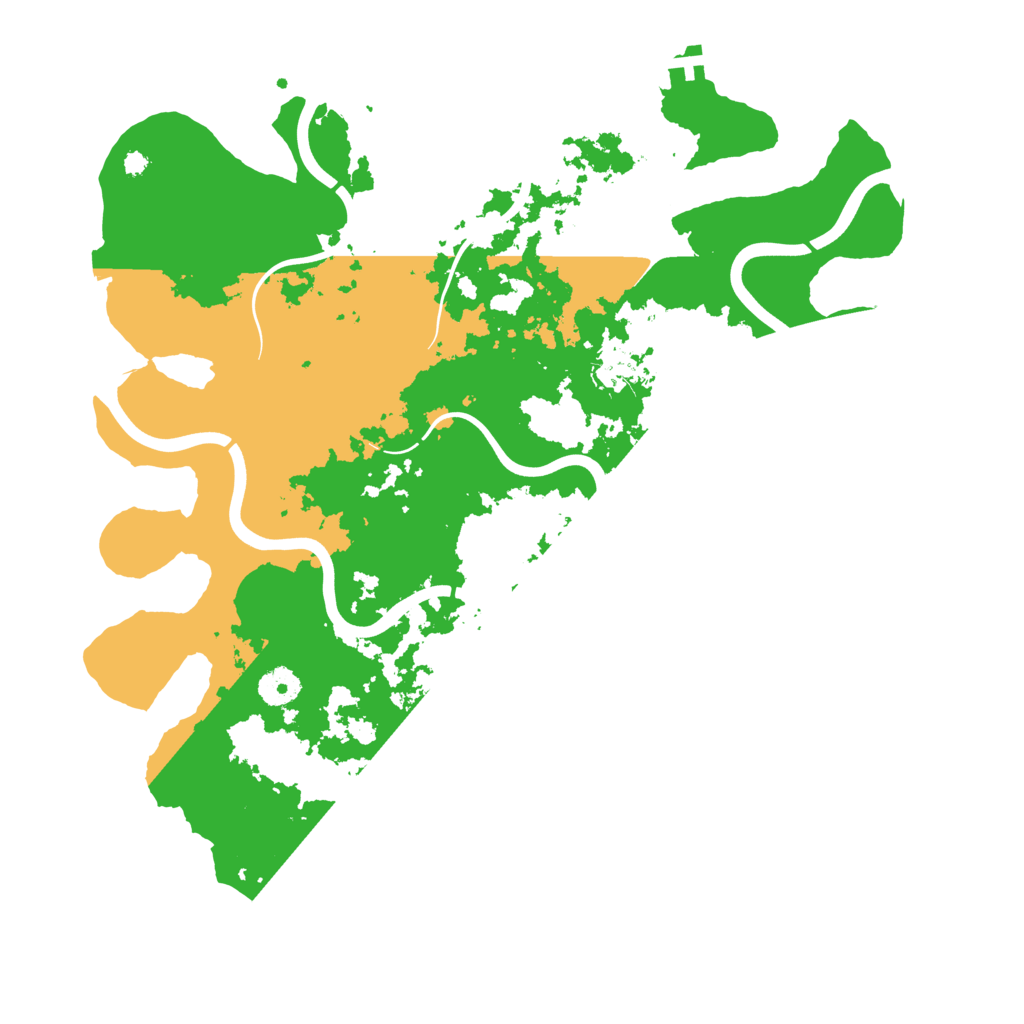 Biome Rust Map: Procedural Map, Size: 3900, Seed: 31192990