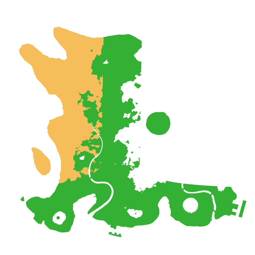 Biome Rust Map: Procedural Map, Size: 3000, Seed: 300055