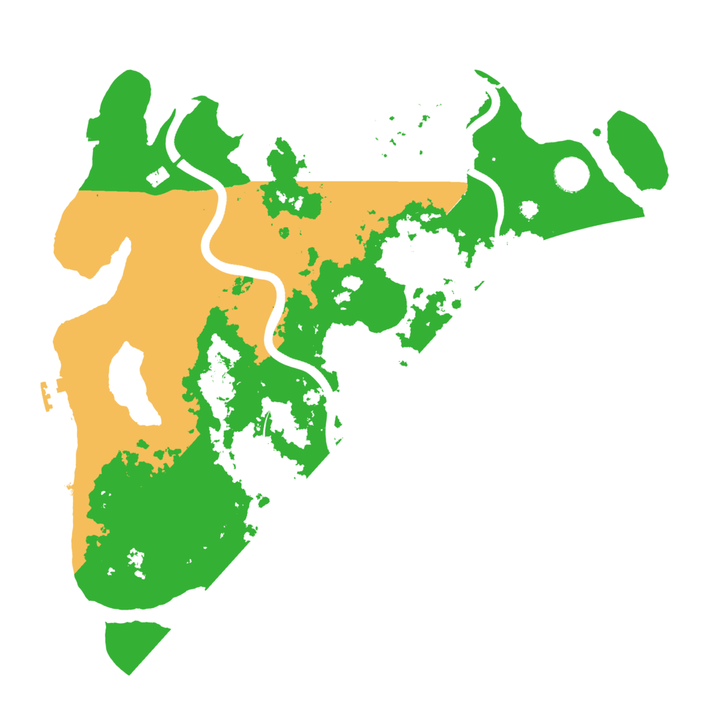 Biome Rust Map: Procedural Map, Size: 3700, Seed: 47056058