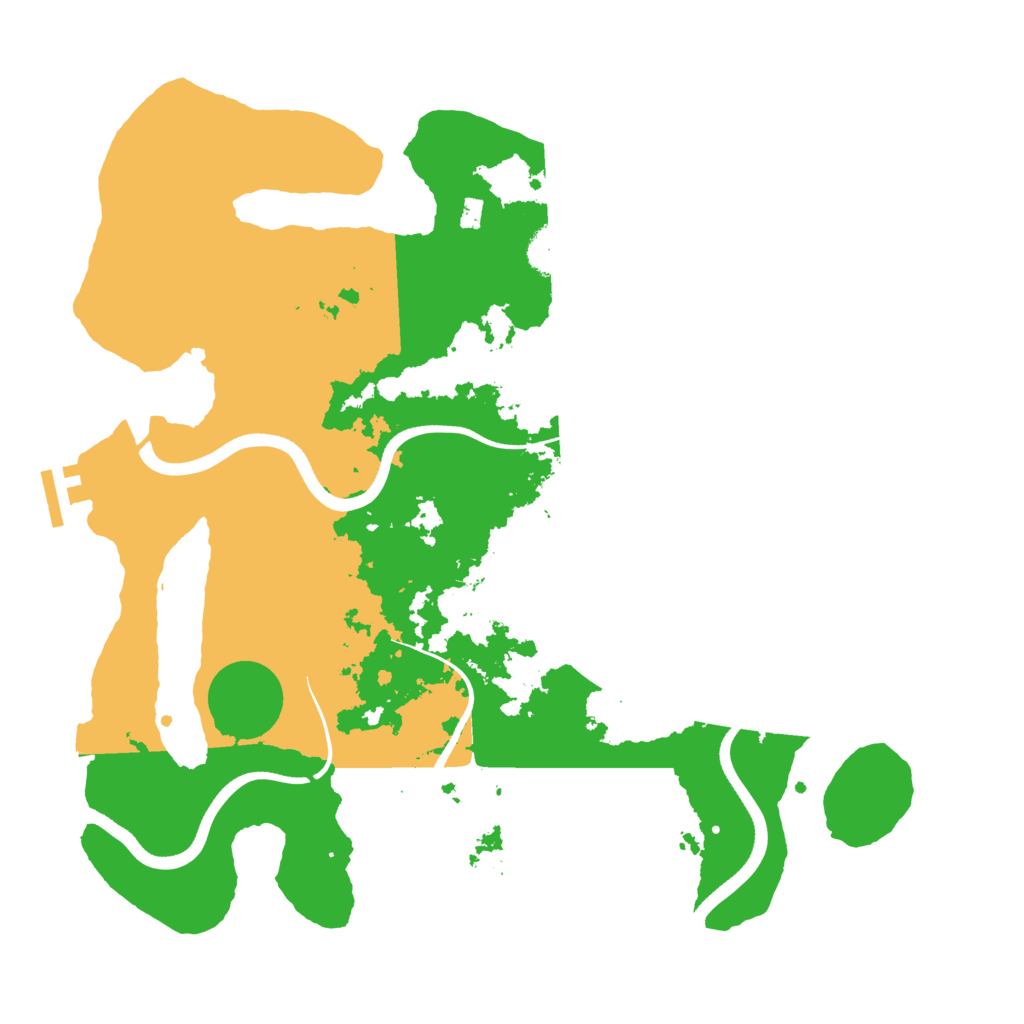Biome Rust Map: Procedural Map, Size: 3600, Seed: 914236216