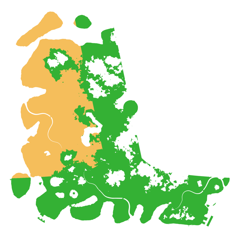 Biome Rust Map: Procedural Map, Size: 4400, Seed: 58326860