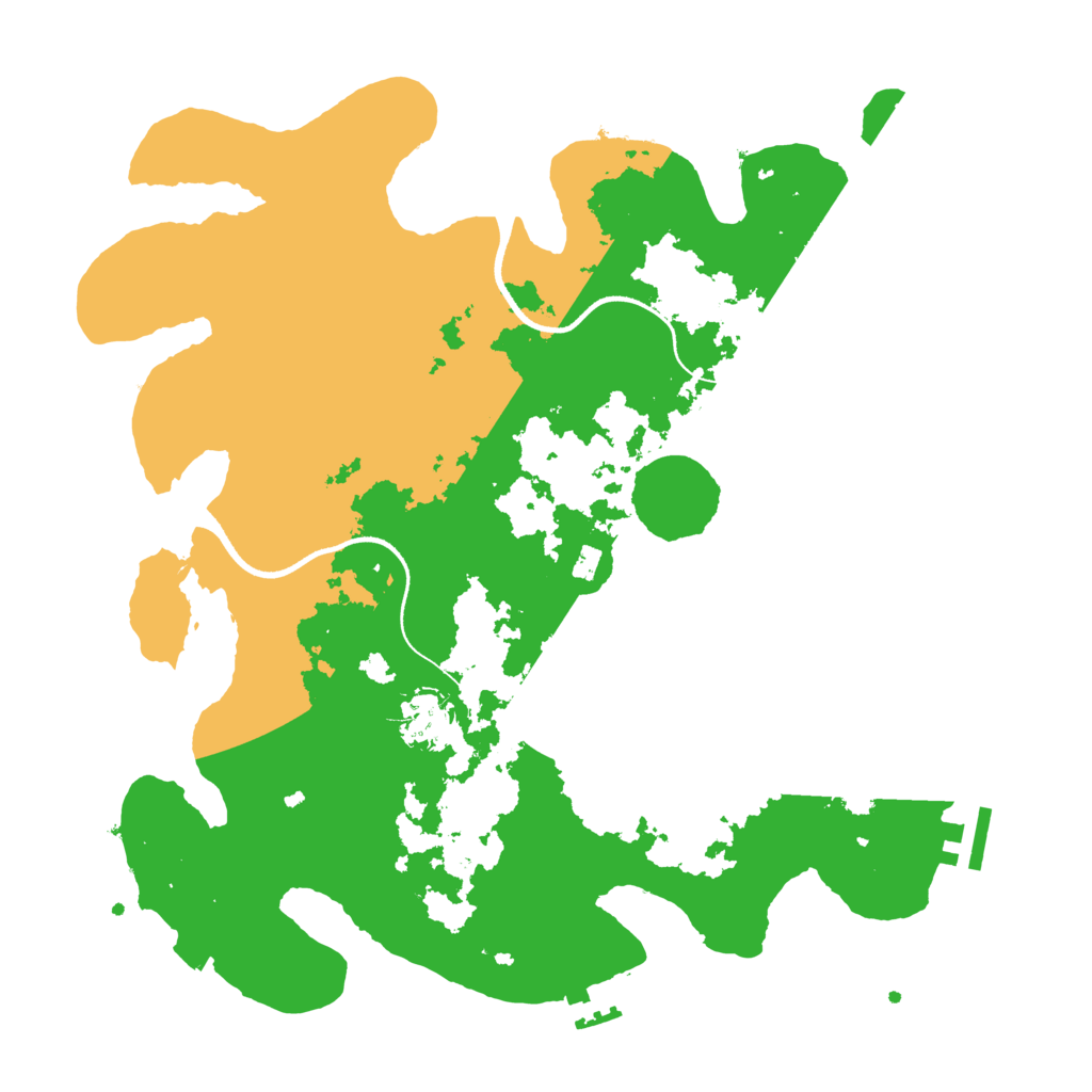 Biome Rust Map: Procedural Map, Size: 3500, Seed: 85492689