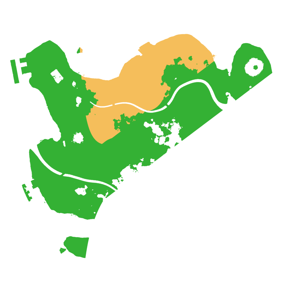 Biome Rust Map: Procedural Map, Size: 2500, Seed: 82653748