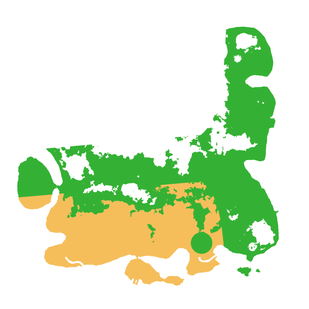 Biome Rust Map: Procedural Map, Size: 3800, Seed: 38472006
