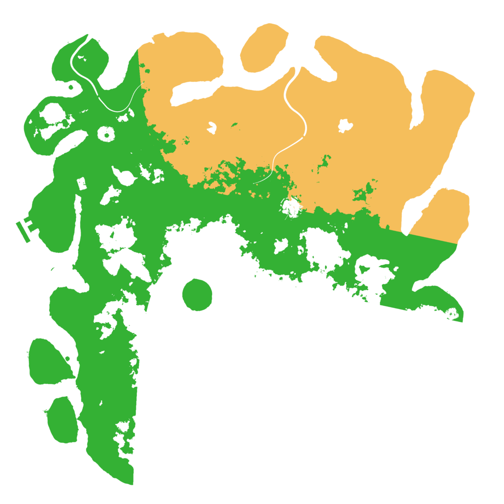 Biome Rust Map: Procedural Map, Size: 4500, Seed: 1377661259