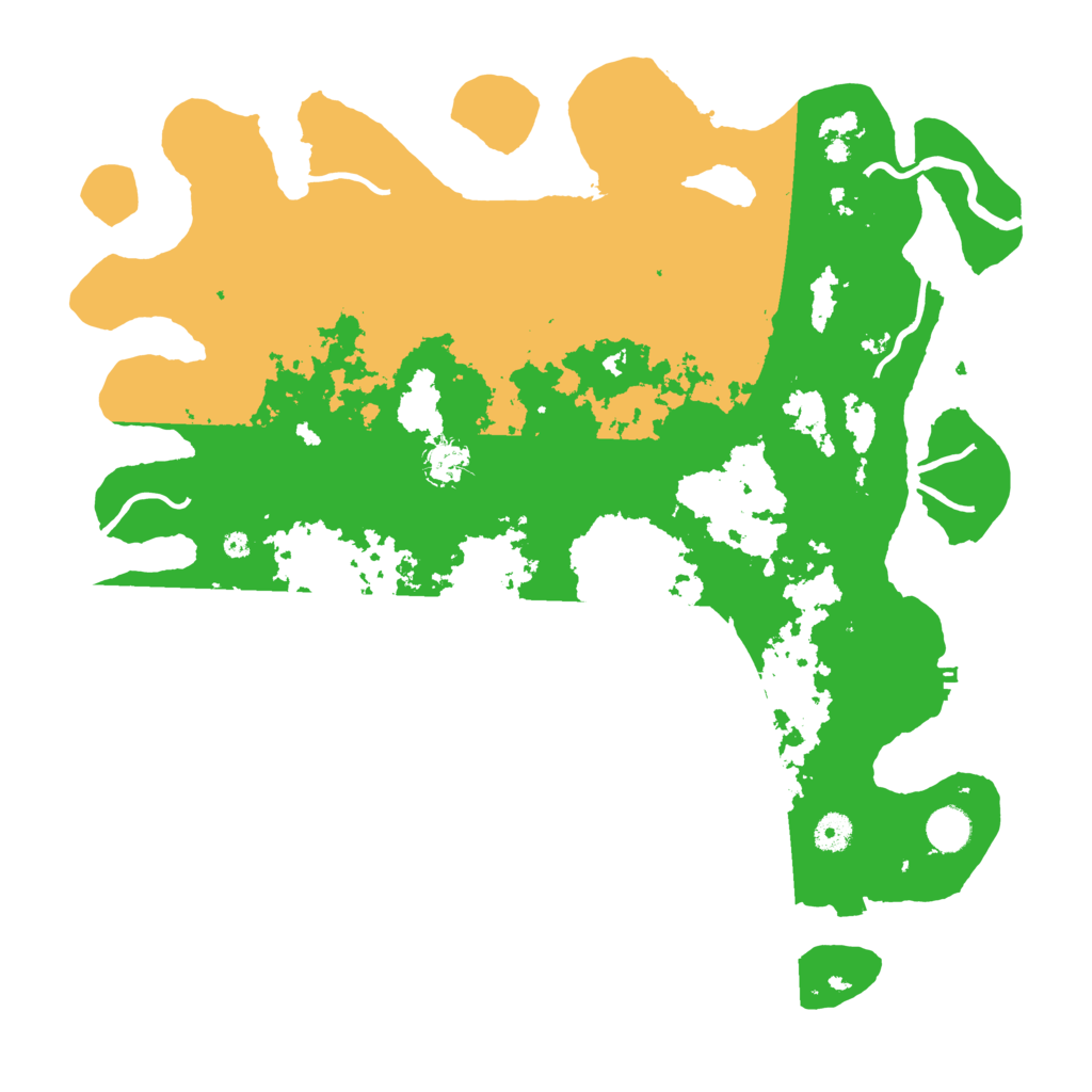 Biome Rust Map: Procedural Map, Size: 4300, Seed: 31168398