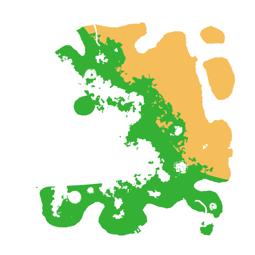 Biome Rust Map: Procedural Map, Size: 3550, Seed: 19360692