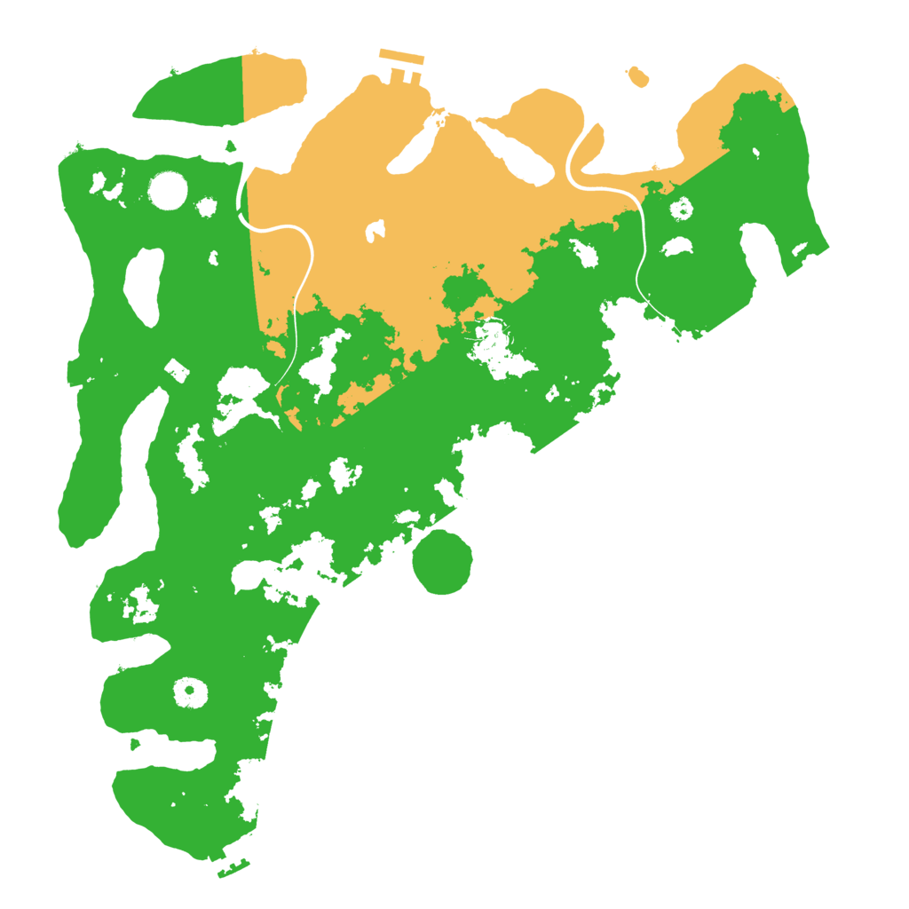 Biome Rust Map: Procedural Map, Size: 4100, Seed: 85413817