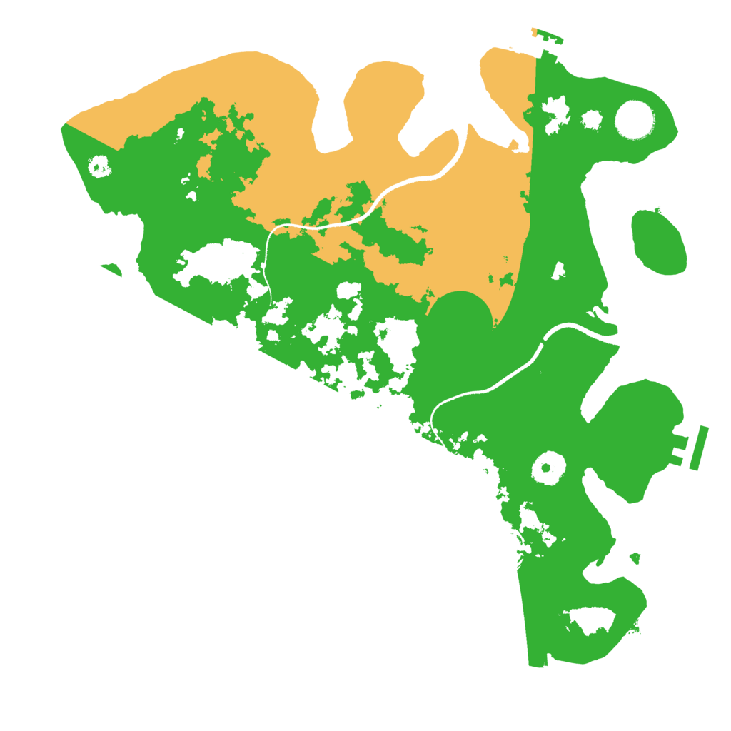 Biome Rust Map: Procedural Map, Size: 3300, Seed: 64535612