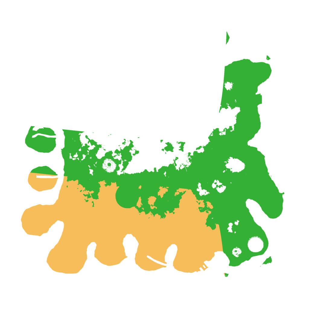 Biome Rust Map: Procedural Map, Size: 3500, Seed: 23379834