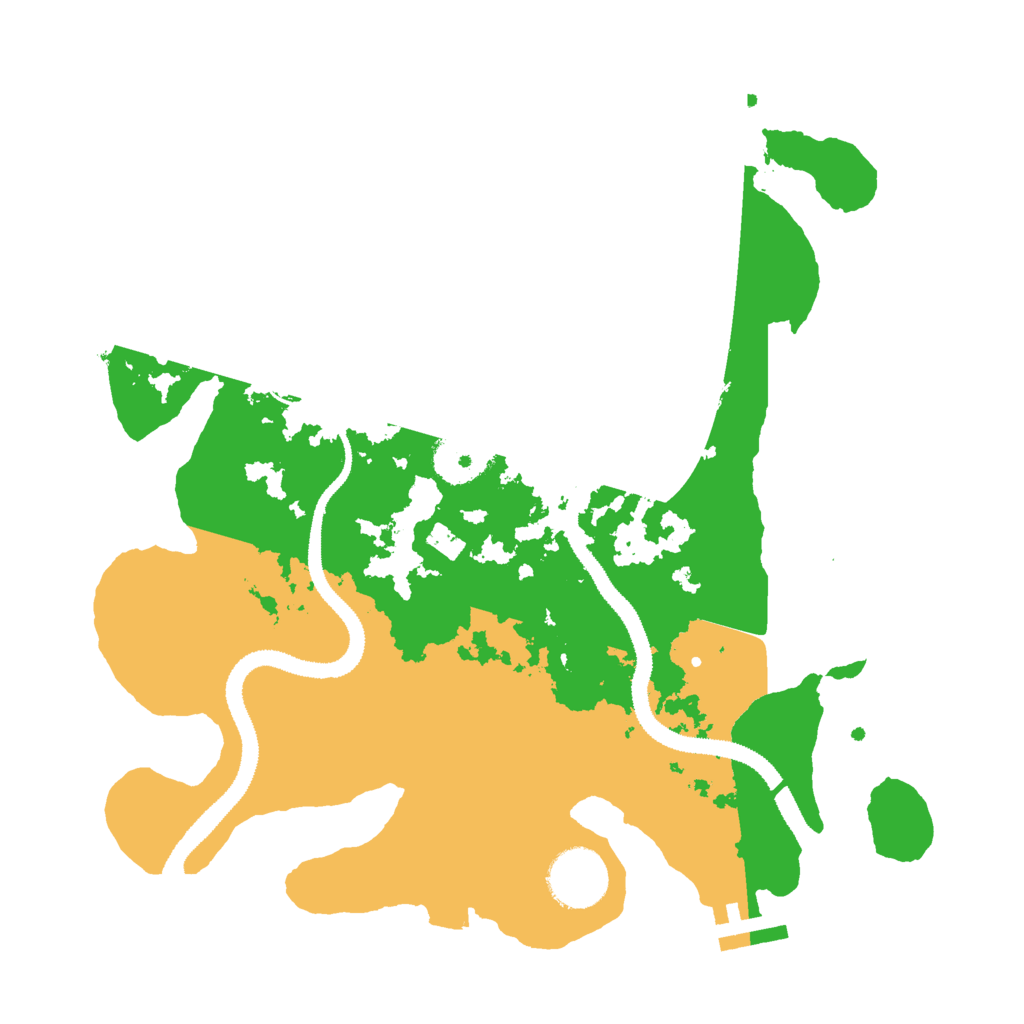 Biome Rust Map: Procedural Map, Size: 3000, Seed: 622510632