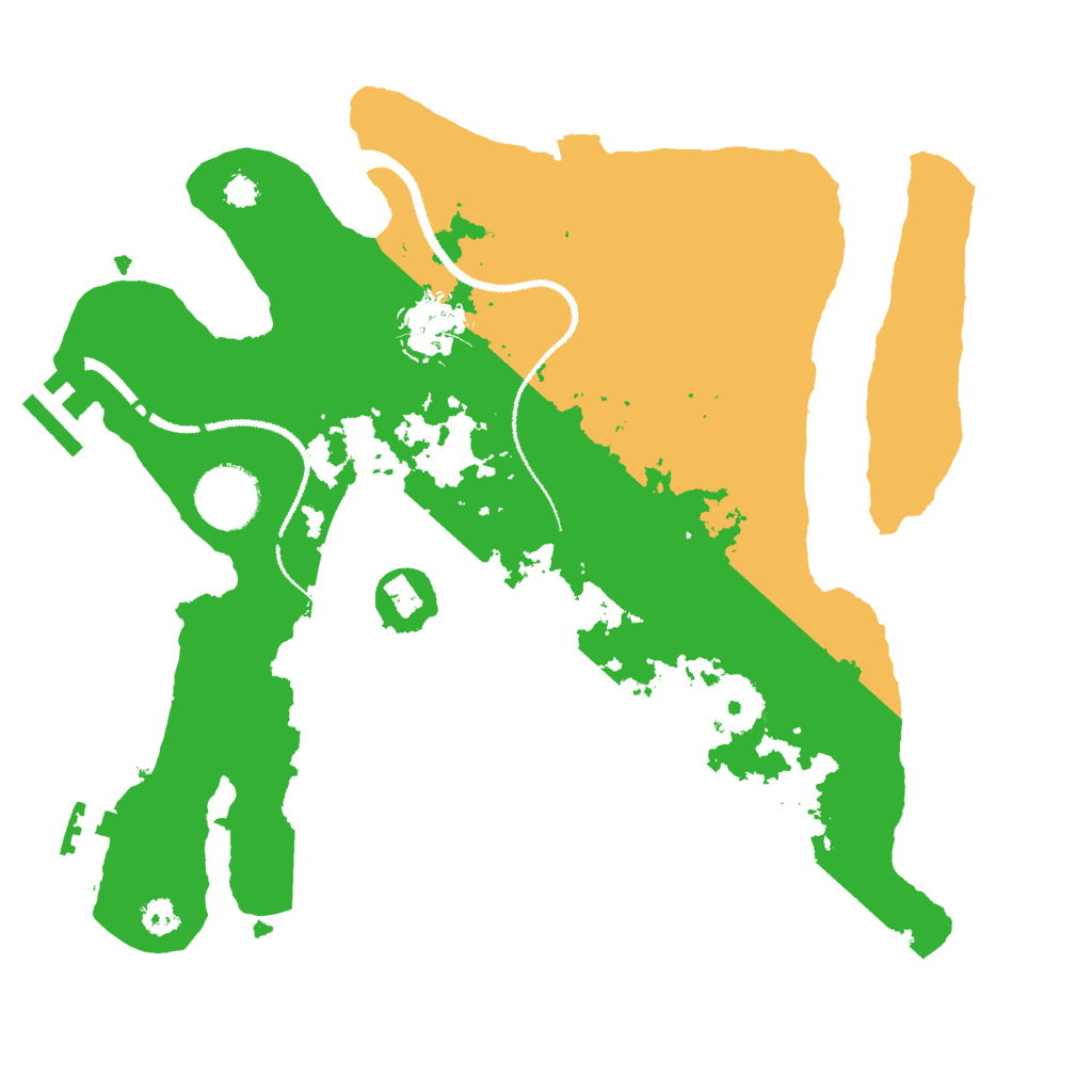 Biome Rust Map: Procedural Map, Size: 3000, Seed: 295823267