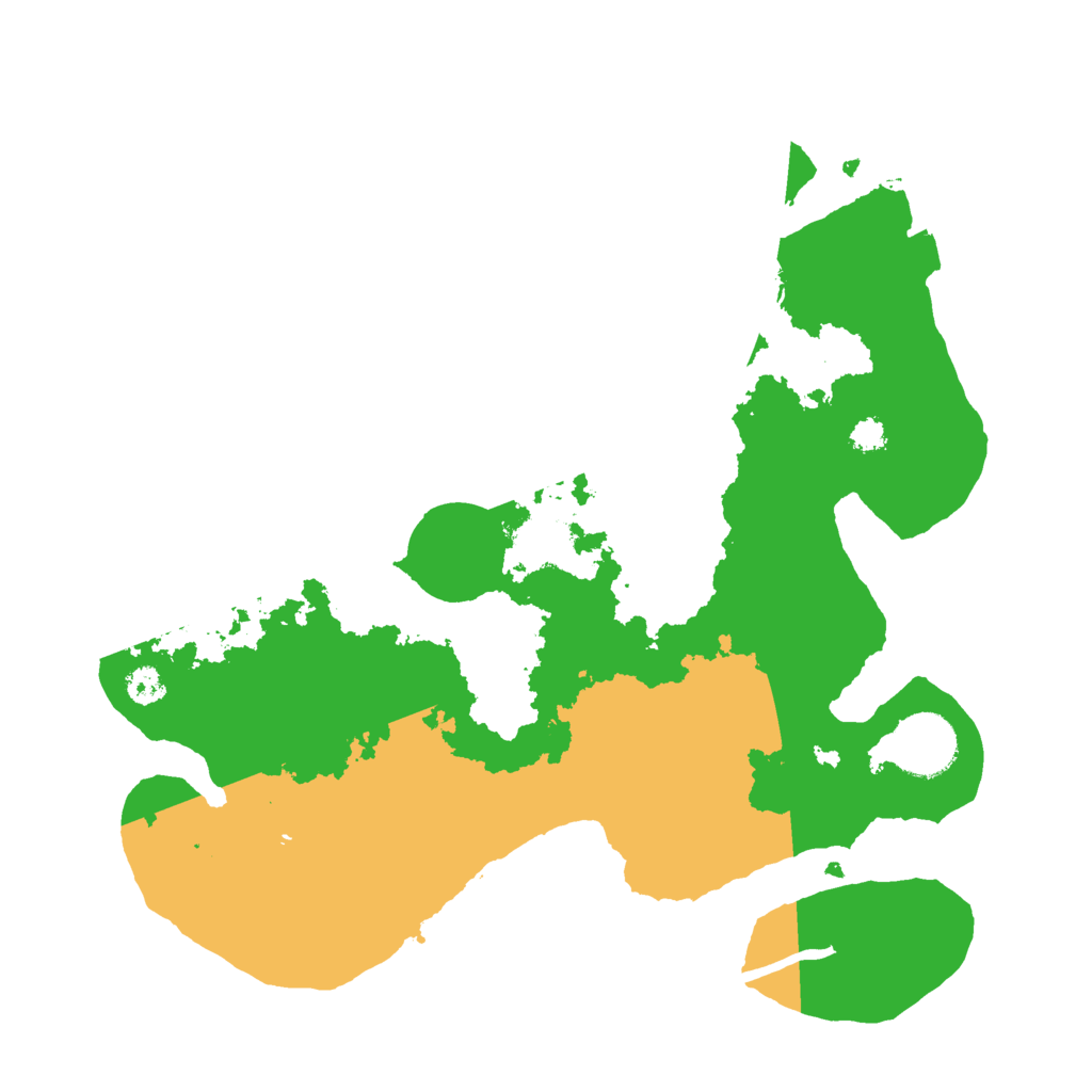 Biome Rust Map: Procedural Map, Size: 3000, Seed: 1065743