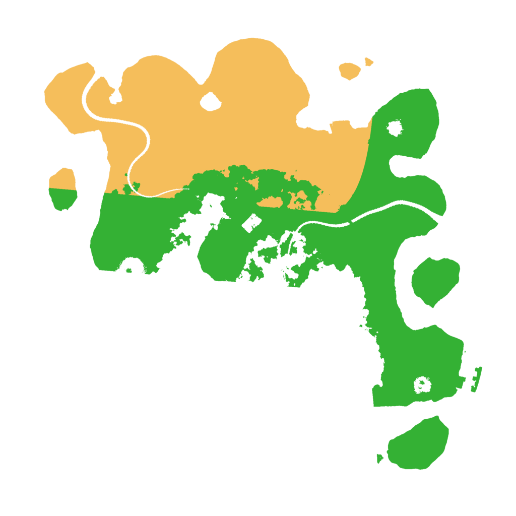 Biome Rust Map: Procedural Map, Size: 3000, Seed: 1361174750