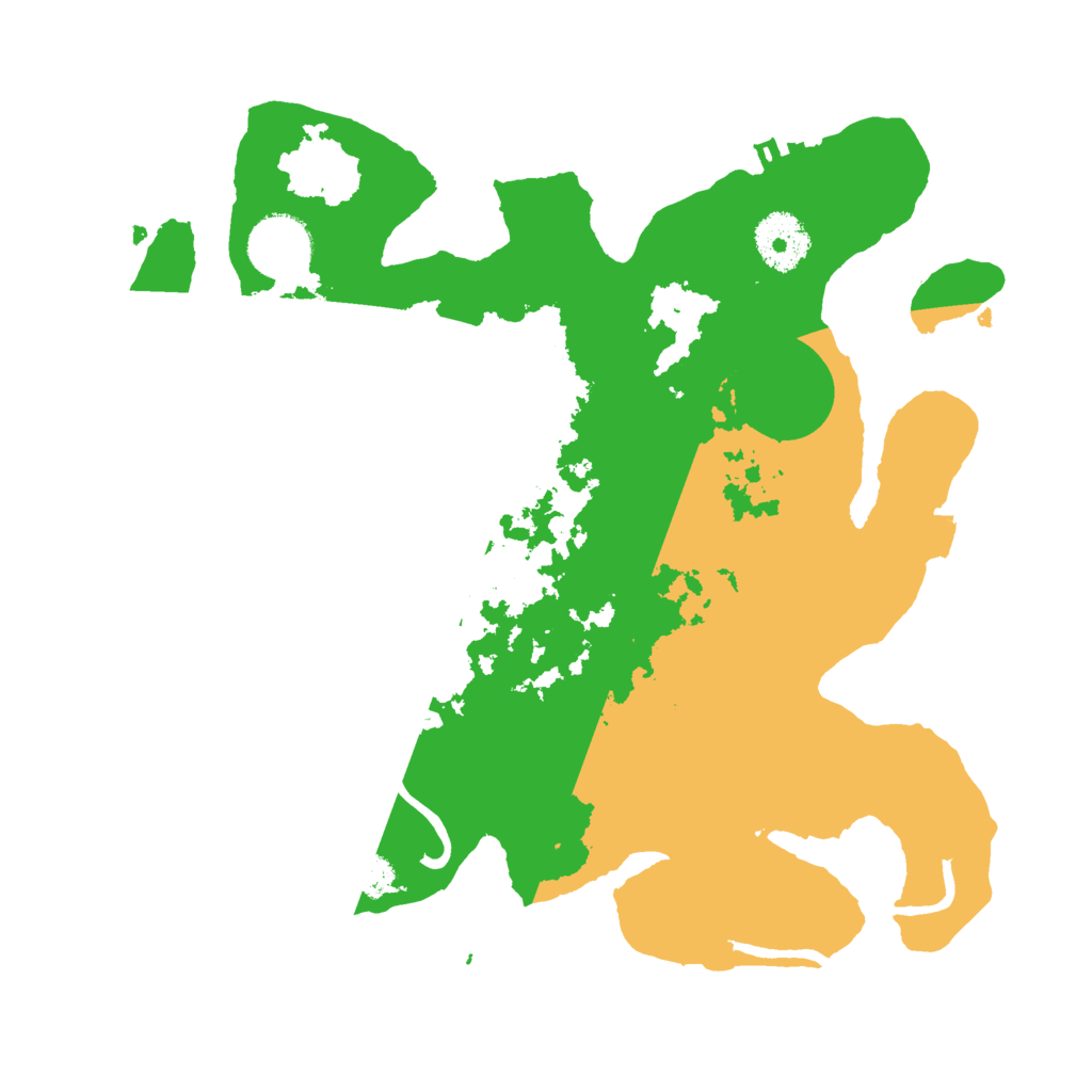 Biome Rust Map: Procedural Map, Size: 3000, Seed: 2038177352
