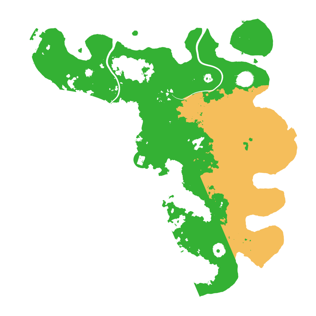 Biome Rust Map: Procedural Map, Size: 3600, Seed: 1192111742