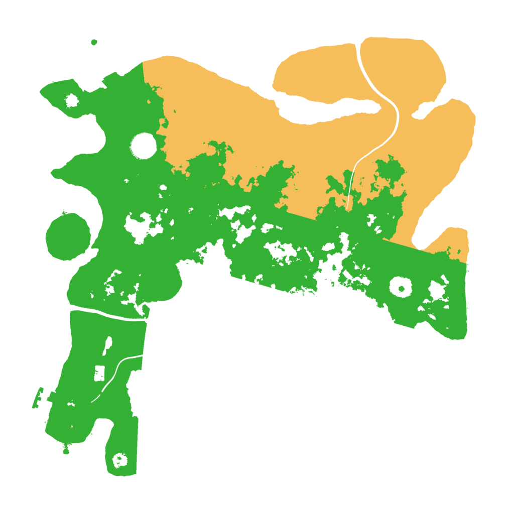 Biome Rust Map: Procedural Map, Size: 3500, Seed: 1350239611