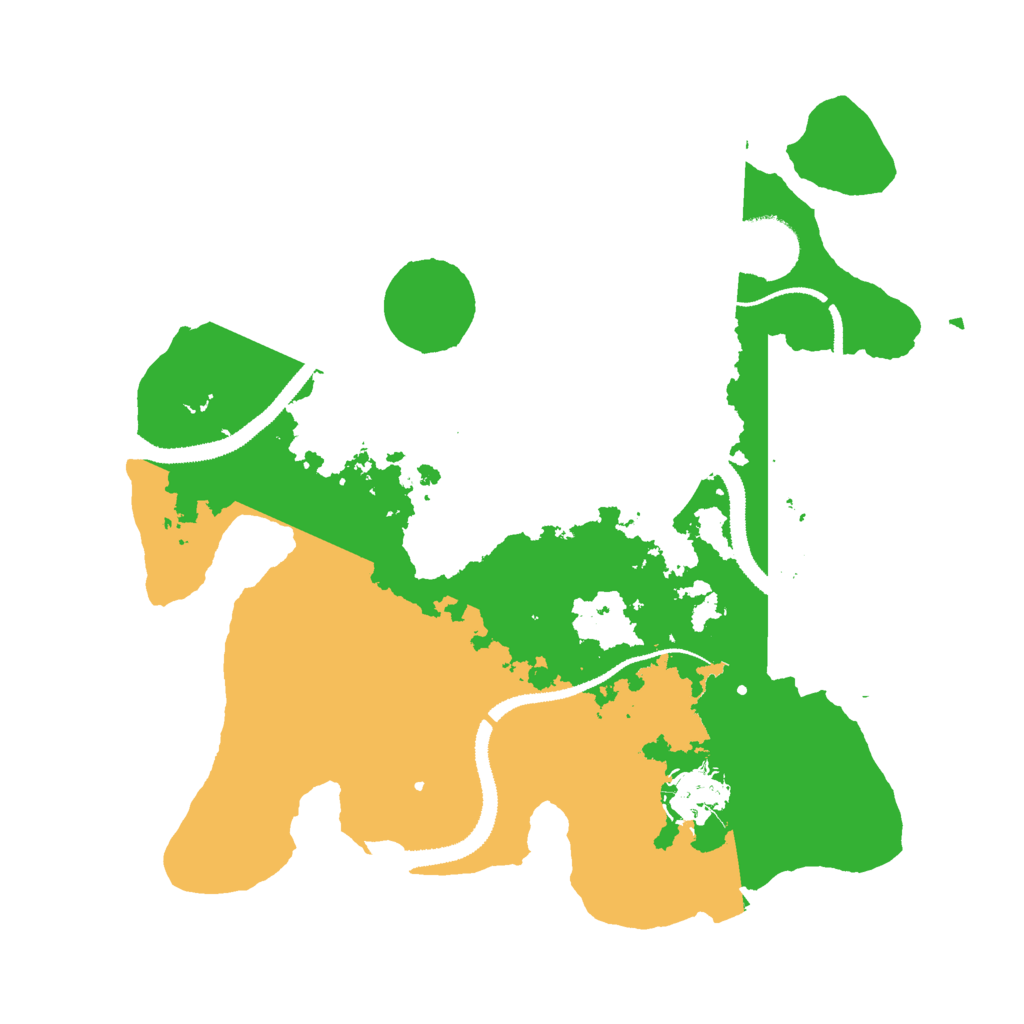 Biome Rust Map: Procedural Map, Size: 3000, Seed: 1623416