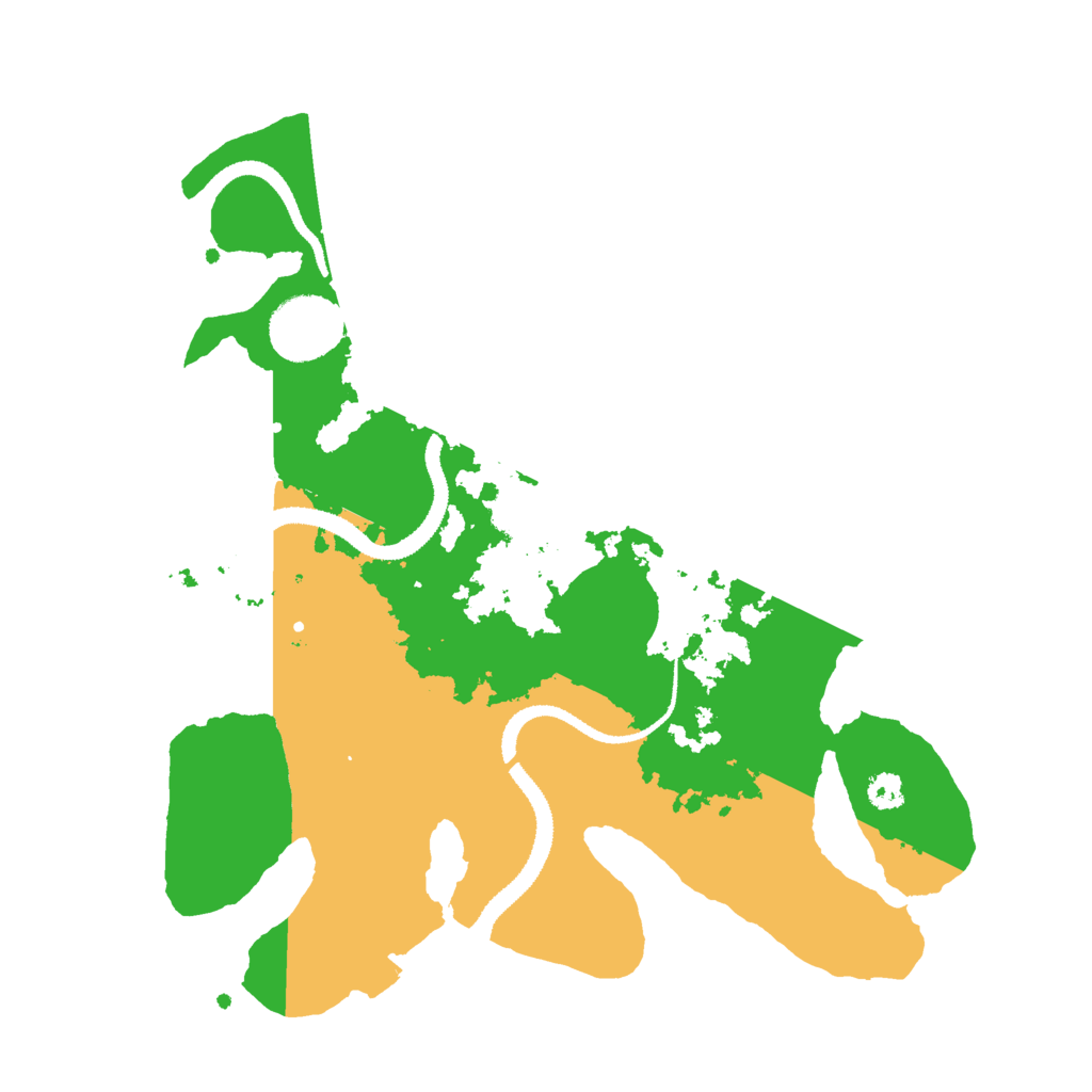 Biome Rust Map: Procedural Map, Size: 3000, Seed: 16879