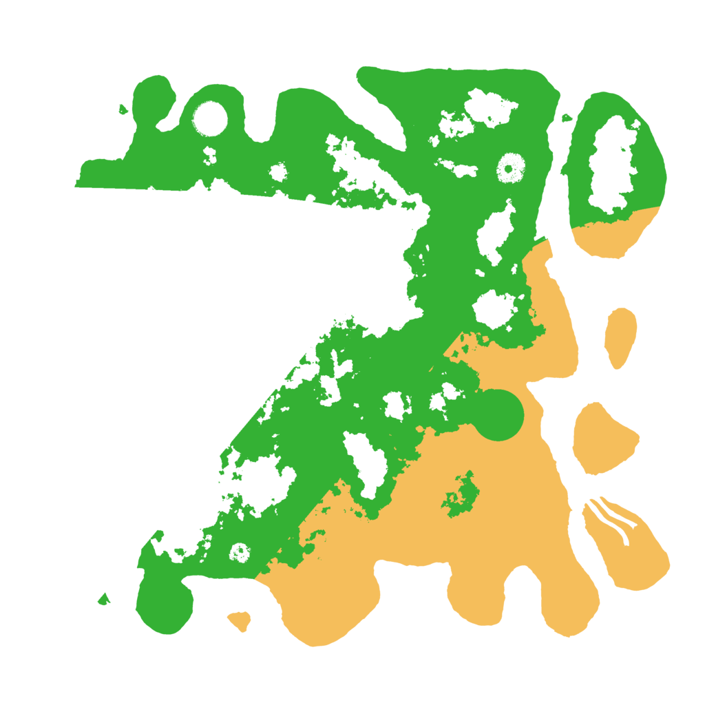 Biome Rust Map: Procedural Map, Size: 3600, Seed: 58817145