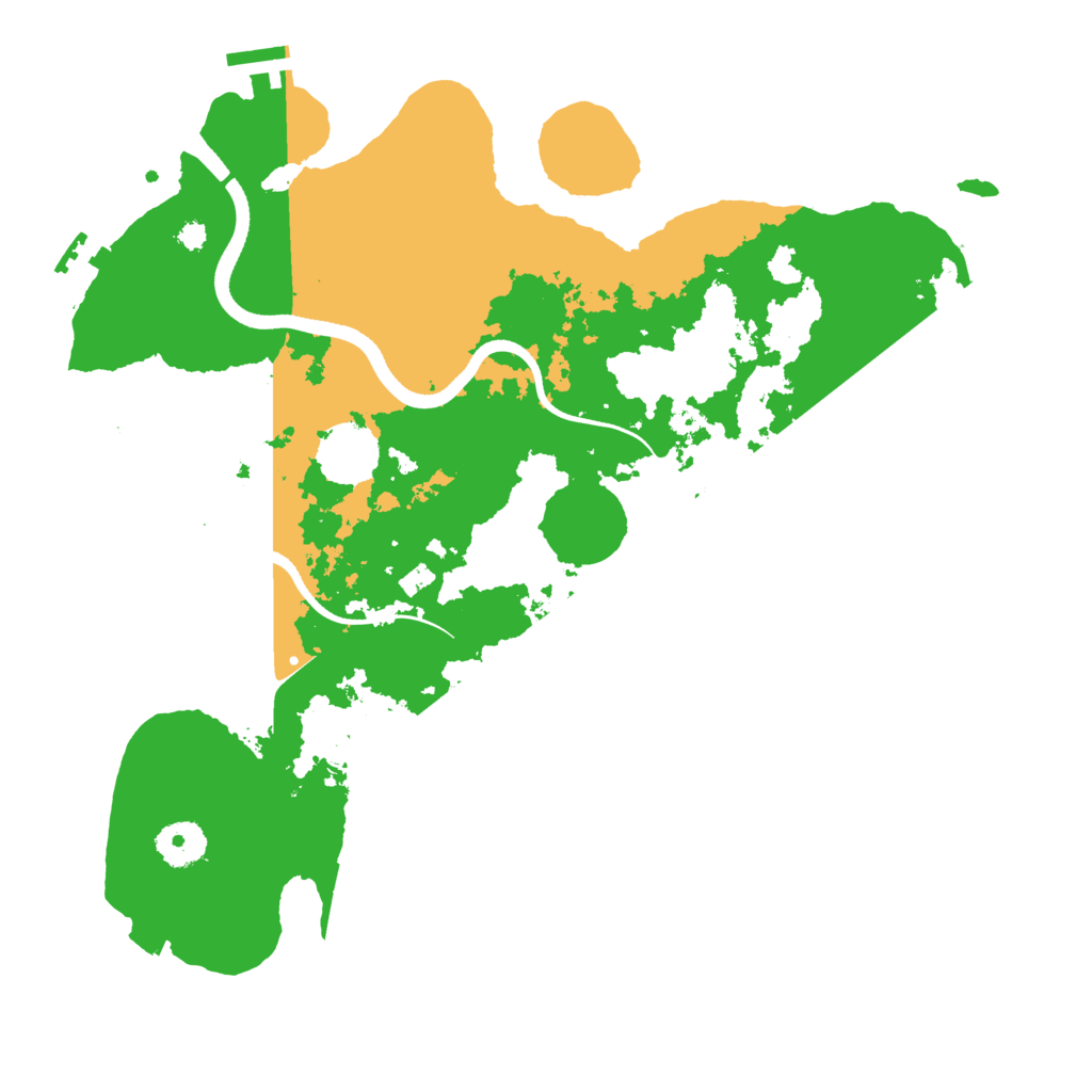 Biome Rust Map: Procedural Map, Size: 3500, Seed: 823069420