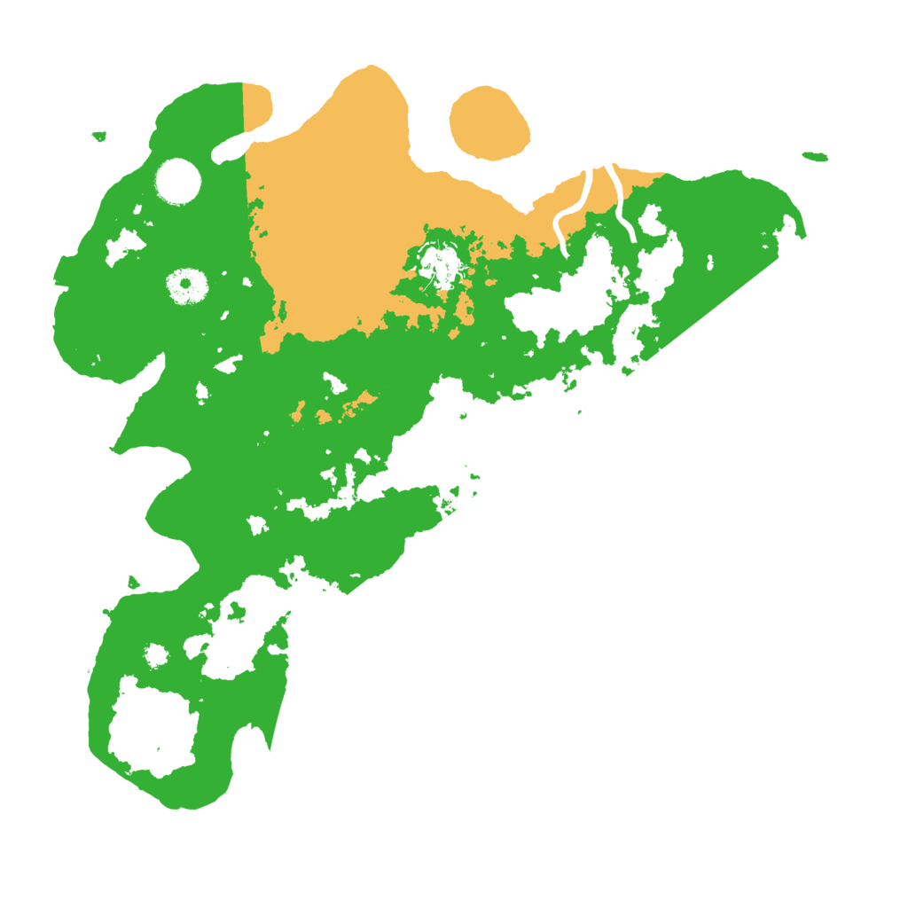 Biome Rust Map: Procedural Map, Size: 3500, Seed: 823069420