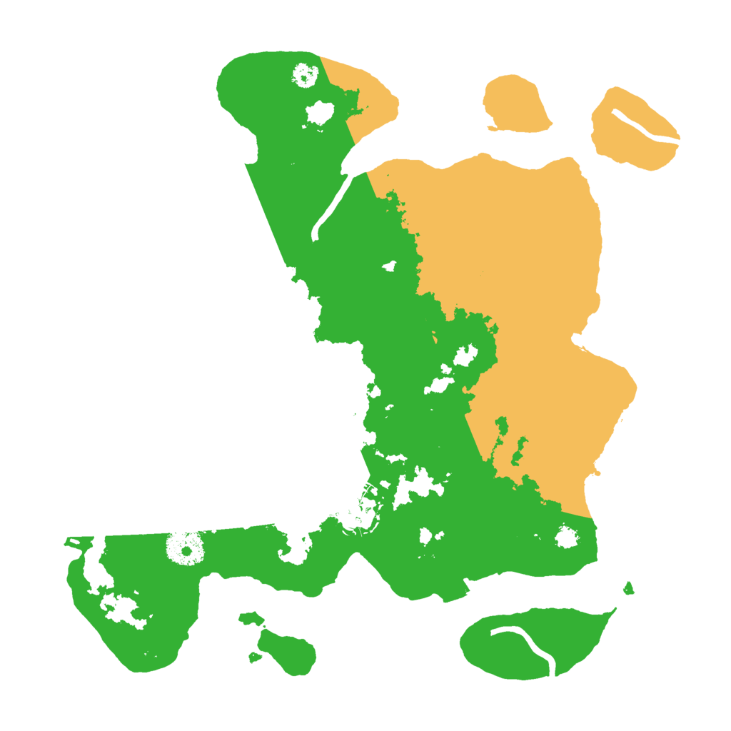 Biome Rust Map: Procedural Map, Size: 3000, Seed: 1240776108