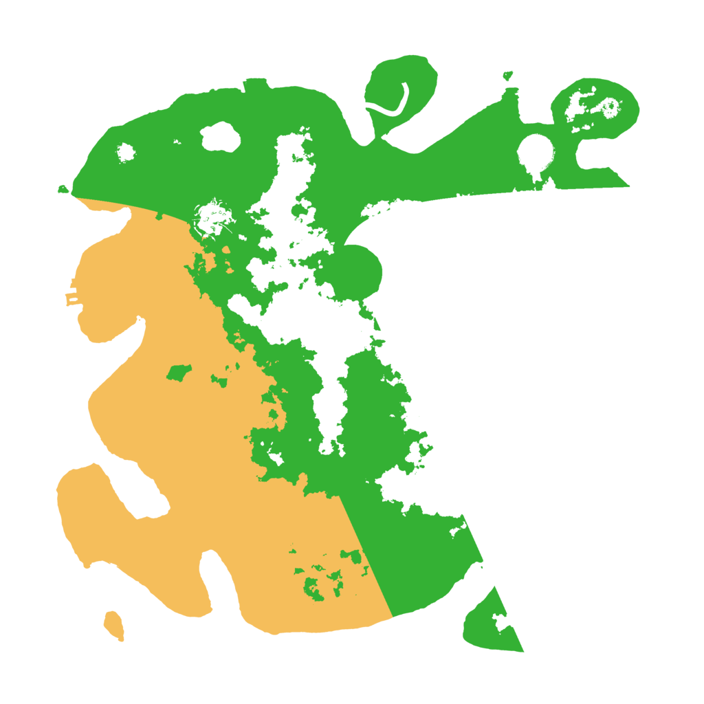 Biome Rust Map: Procedural Map, Size: 3500, Seed: 224898392