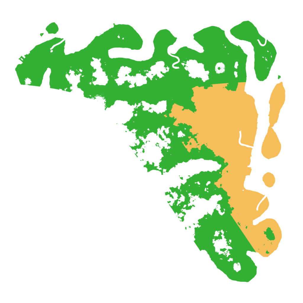 Biome Rust Map: Procedural Map, Size: 4300, Seed: 35633285