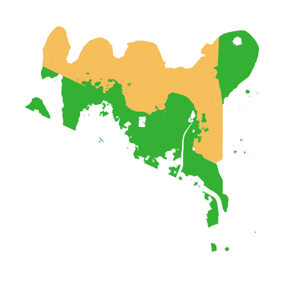 Biome Rust Map: Procedural Map, Size: 3000, Seed: 573243603