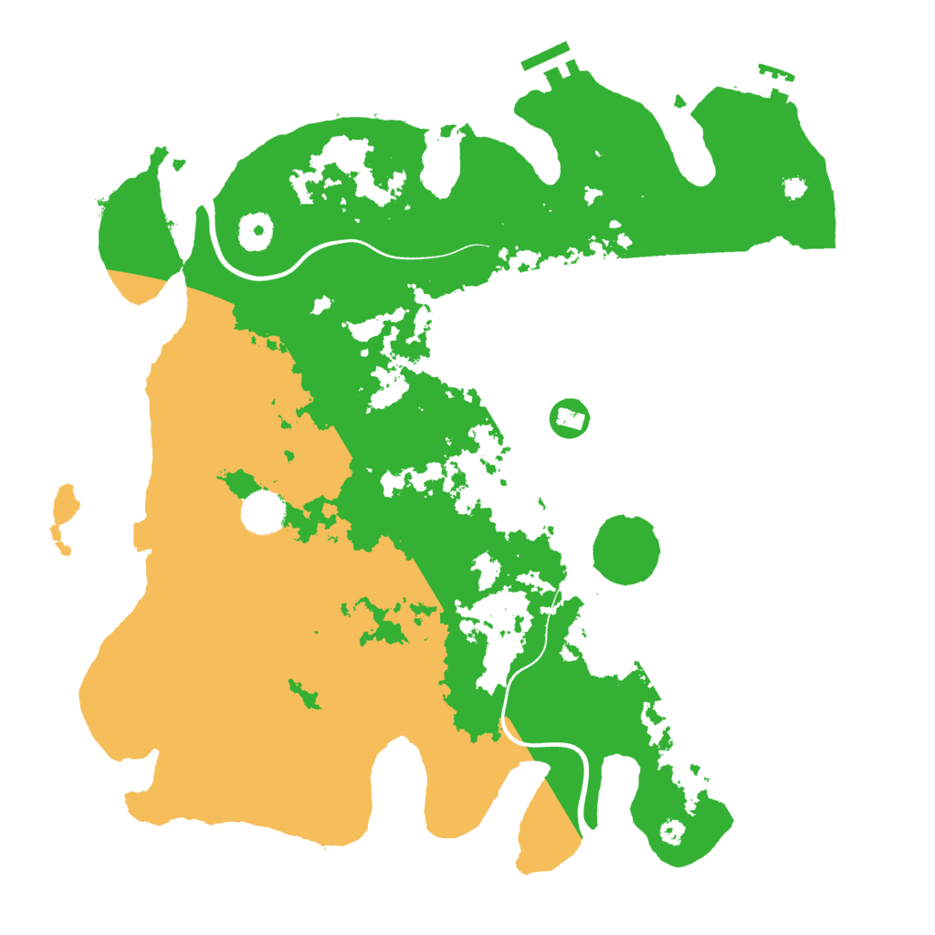 Biome Rust Map: Procedural Map, Size: 3750, Seed: 253393957